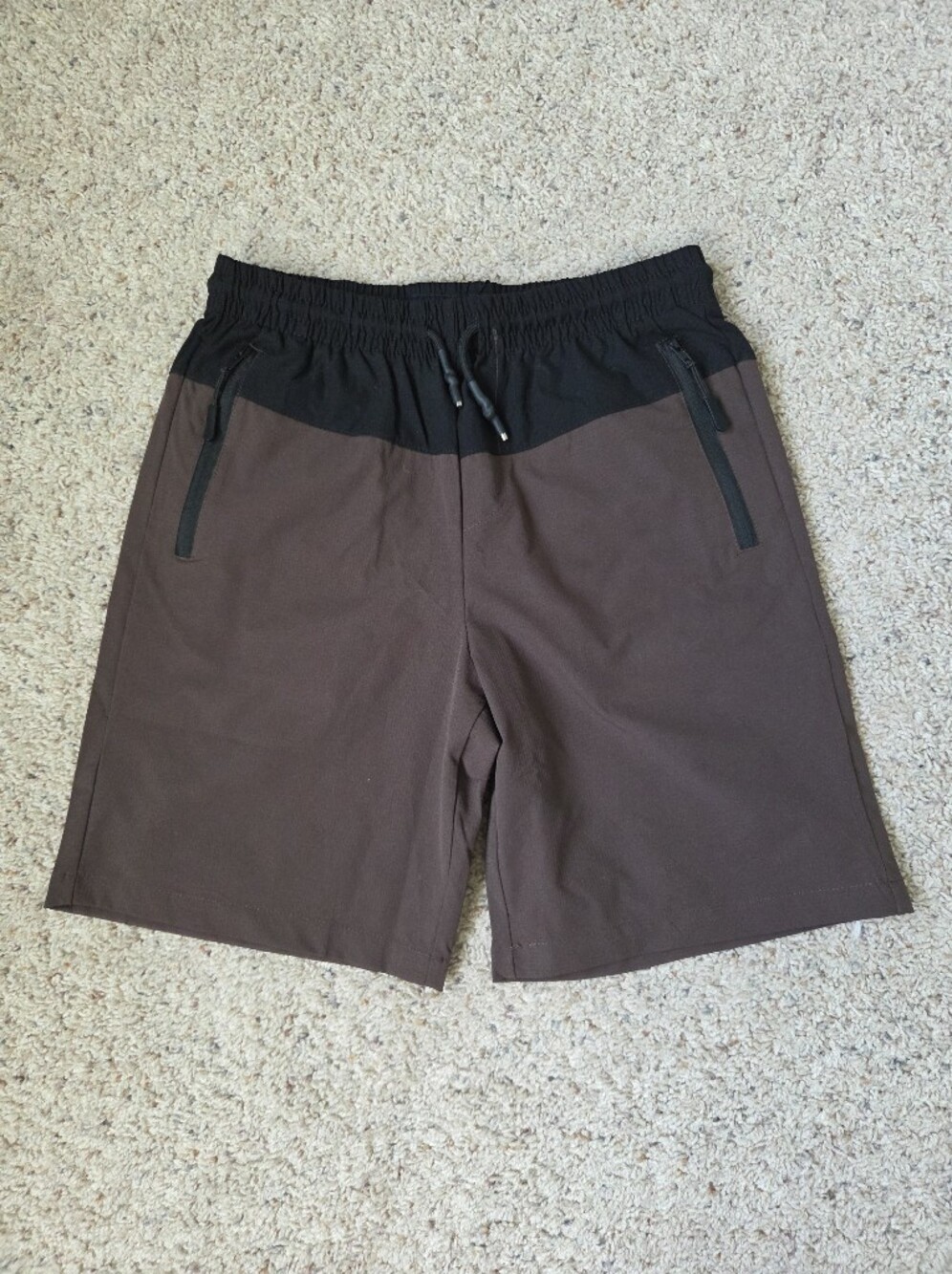 Nomad Boys Brown Shorts with Black Waistband